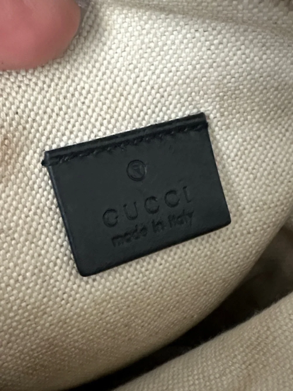 Gucci Black Perforated Leather Crossbody Messenger Bag - Picture 9 of 14